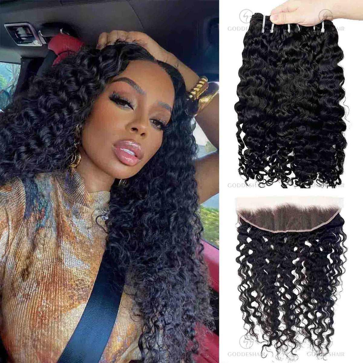 Burmese Curly 3 Bundles With HD 13x4 Frontal Burmese Virgin Hair ...